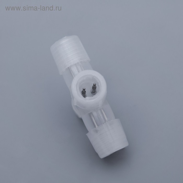 Качественная картинка Коннектор Luazon Lighting для дюралайта 11 мм, 2W, Х - образный 767727