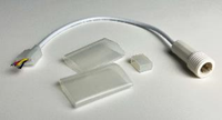 Комплект для подключения светодиодной ленты "Комета", Teamprof, TPF-K2-5050-60-24V-W, белый провод