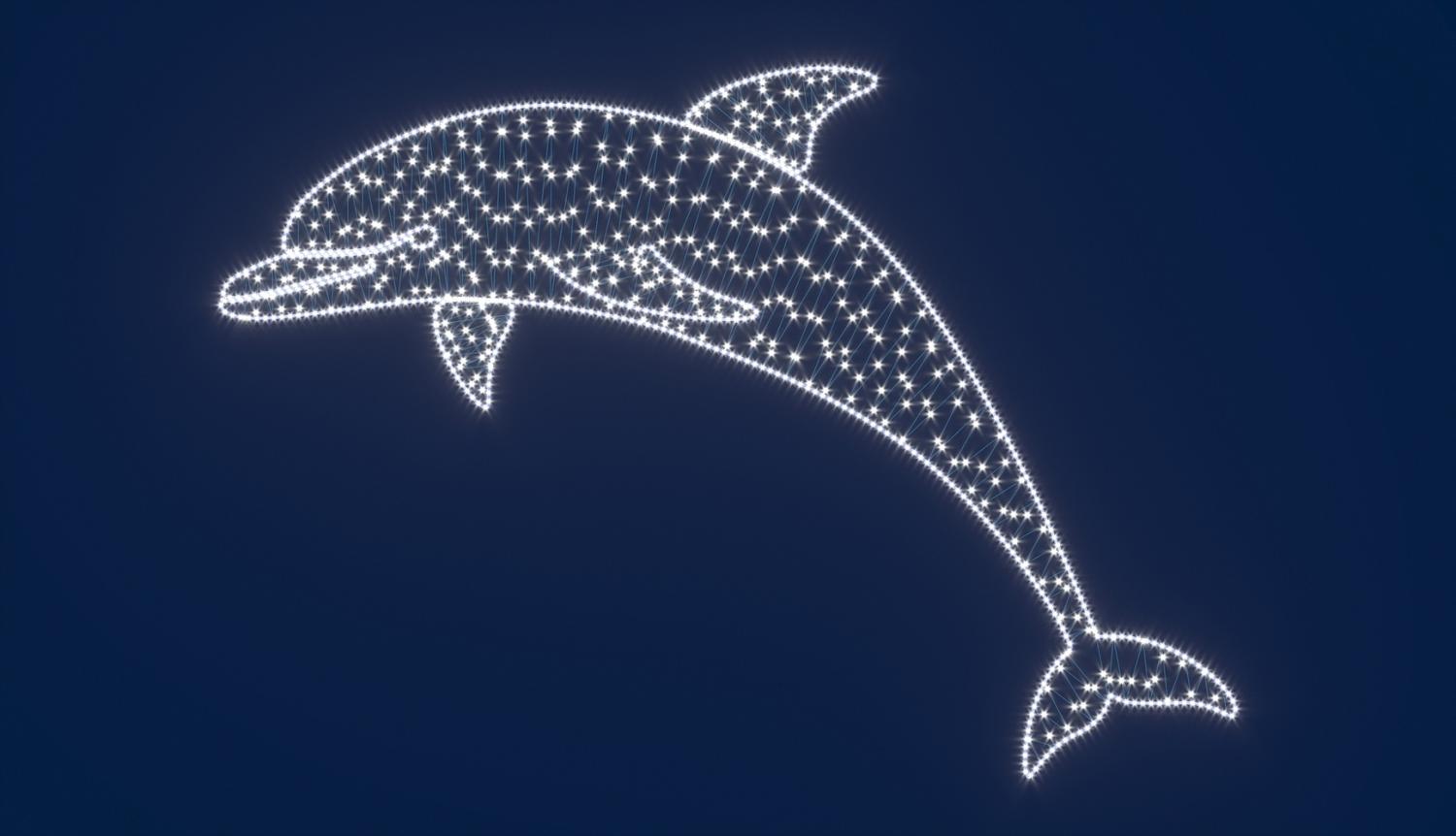 Качественная картинка Светодиодная консоль Дельфин №3 RichLed