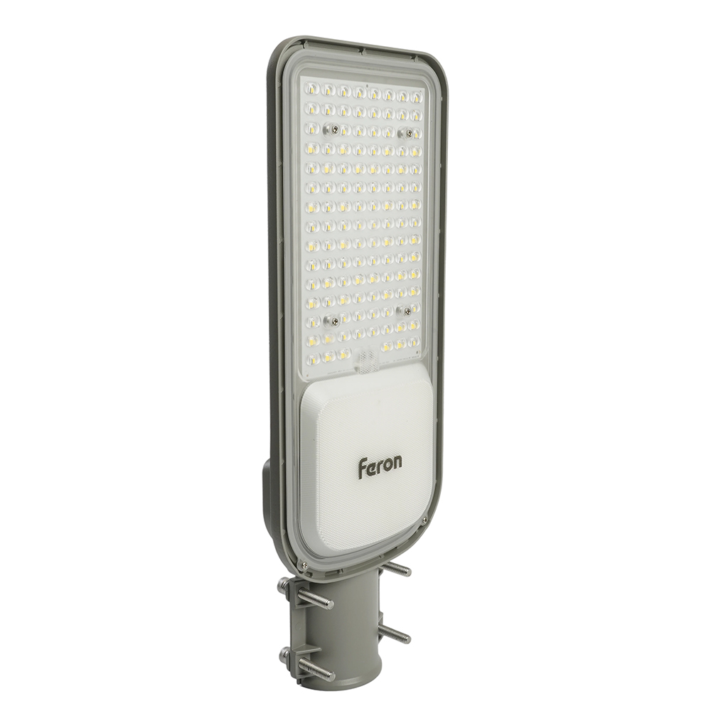 Качественная картинка Уличный светодиодный светильник Feron 100W 5000K AC230V/ 50Hz цвет серый (IP65), SP3040