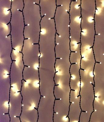 Светодиодный занавес Laitcom, 2x2м, 400 LED, IP65, черн. пр., тепл. белый Светодиодный занавес Laitcom, 2x2м, 400 LED, IP65, черн. пр., тепл. белый