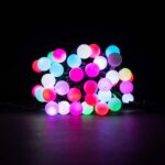 Гирлянда светодиодная Laitcom Fiesta big ball 7,5м, 75 led, IP54, 220-230V., D23мм RGB Гирлянда светодиодная Laitcom Fiesta big ball 7,5м, 75 led, IP54, 220-230V., D23мм RGB