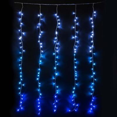 Занавес с эфф. бегущий огонь Laitcom, 2x1,6м, 24V, 150 LED,прозр.пр., белый-неб.голубой-синий Занавес с эфф. бегущий огонь Laitcom, 2x1,6м, 24V, 150 LED,прозр.пр., белый-неб.голубой-синий