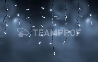 Светодиодная бахрома Teamprof 3х0.6м, IP65, герм.колп., статика, белый провод резина, белая Светодиодная бахрома Teamprof 3х0.6м, IP65, герм.колп., статика, белый провод резина, белая