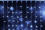 Светодиодный занавес Teamprof 2х3м, мерцание, прозрачный провод, белый Светодиодный занавес Teamprof 2х3м, мерцание, прозрачный провод, белый
