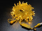 Светодиодная гирлянда нить Teamprof, 10 м,100 LED, 24В, статика, золот.провод, герм.колп.,тепл.белая Светодиодная гирлянда нить Teamprof, 10 м,100 LED, 24В, статика, золот.провод, герм.колп.,тепл.белая
