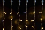 Светодиодный занавес Teamprof 2х3м, мерцание, прозрачный провод, теплый белый Светодиодный занавес Teamprof 2х3м, мерцание, прозрачный провод, теплый белый